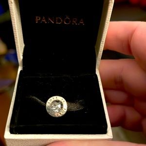 Pandora charm LOVE is Forever 791813CZ